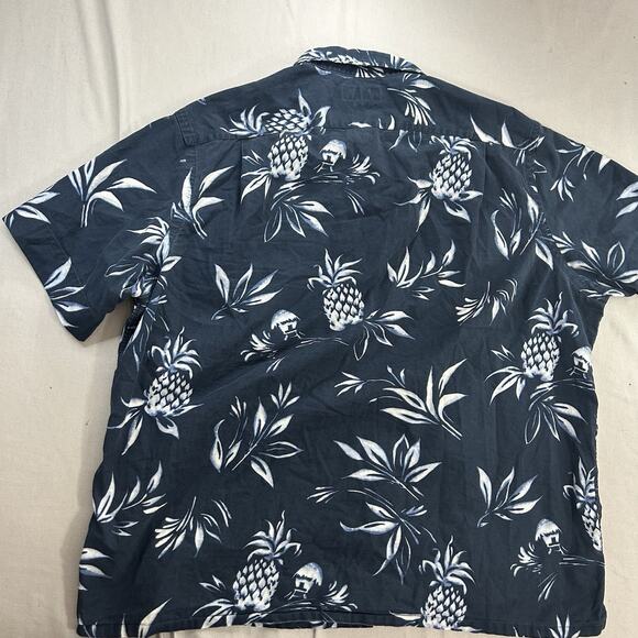 Polo Ralph Lauren Shirt Mens XXL Hawaiian Loop Collar Camp Fishing Linen Blend - Picture 5 of 6